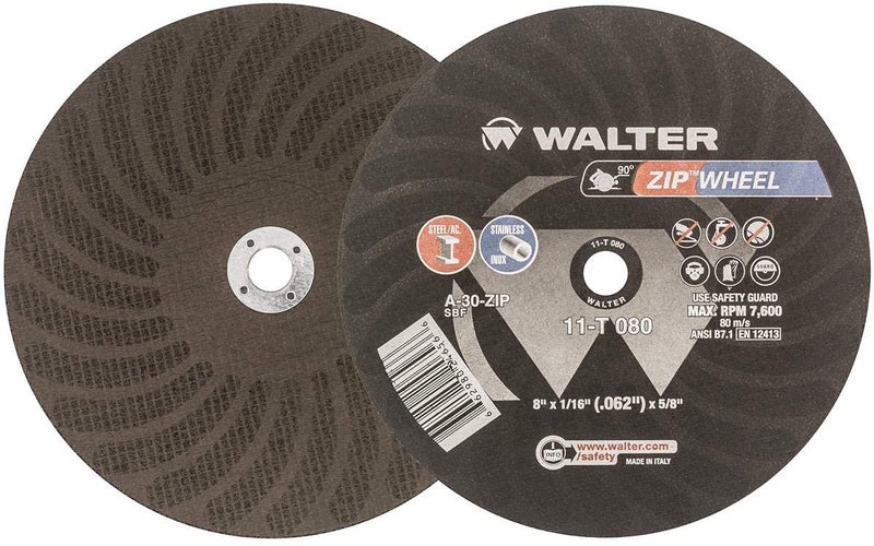 Walter Surface Technologies 11T042 ZIP Cutoff Wheel - (Pack of 25) Durable Cutting Disc for General Purpose. Welding Accessories - Image 1